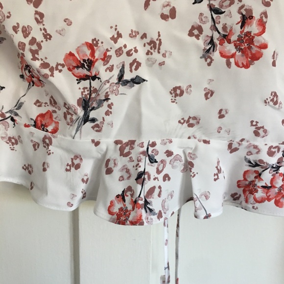 PB Blue Life lillia top in ivory floral NWT size S - Picture 11 of 13